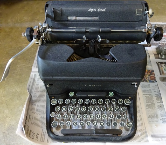 1940s L.C. Smith Typewriter 