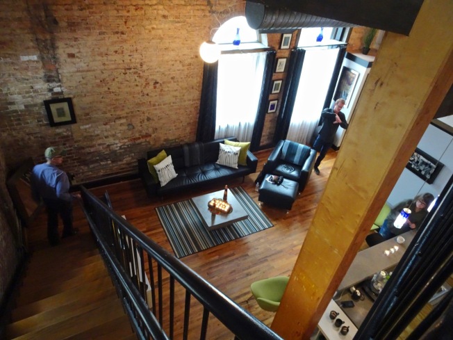 Loft stair from top - Castleberry Hill tour